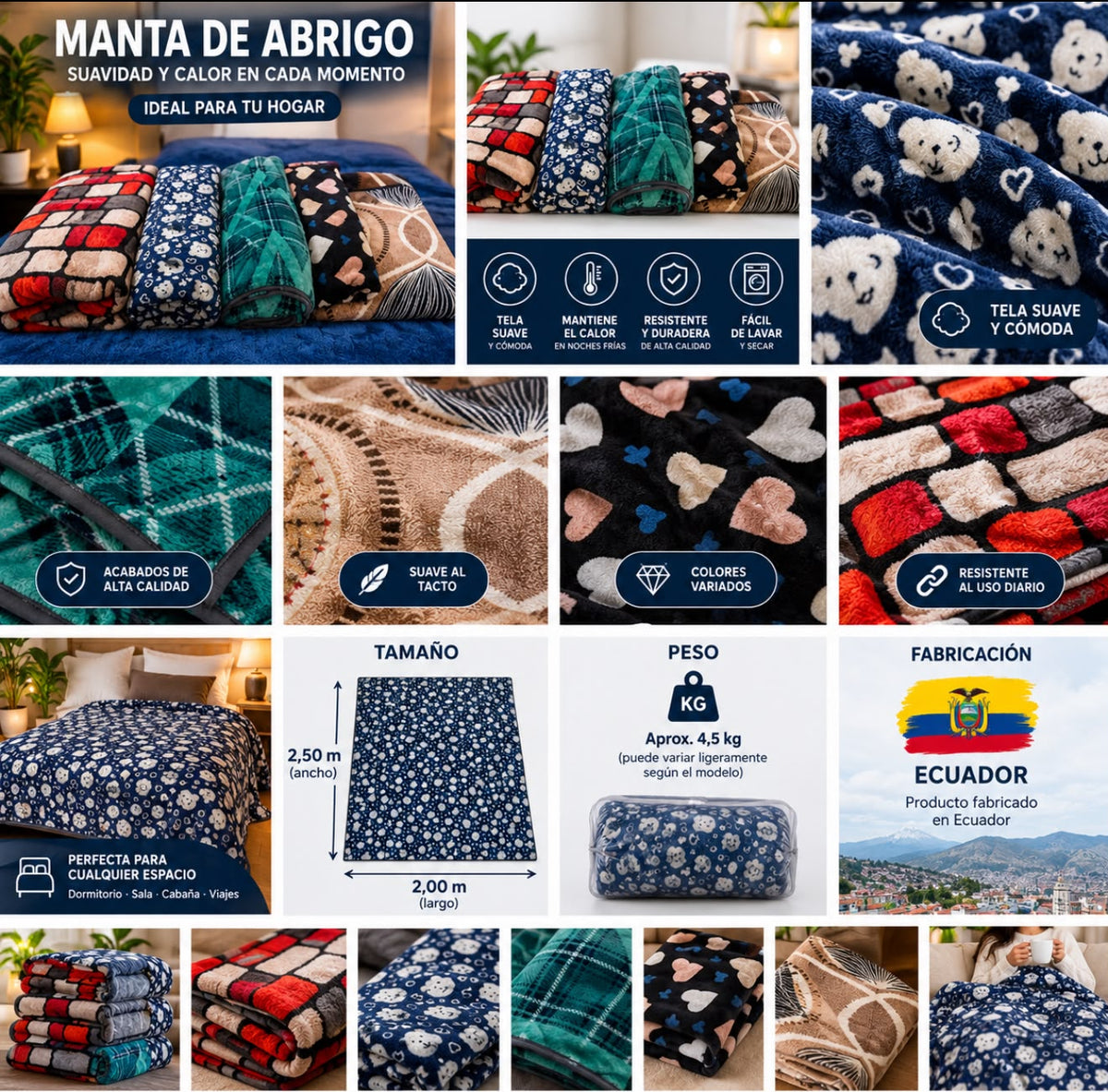 COLCHAS DE INVIERNO