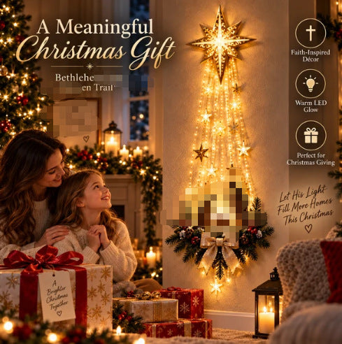 Lighted Nativity Wall Decor